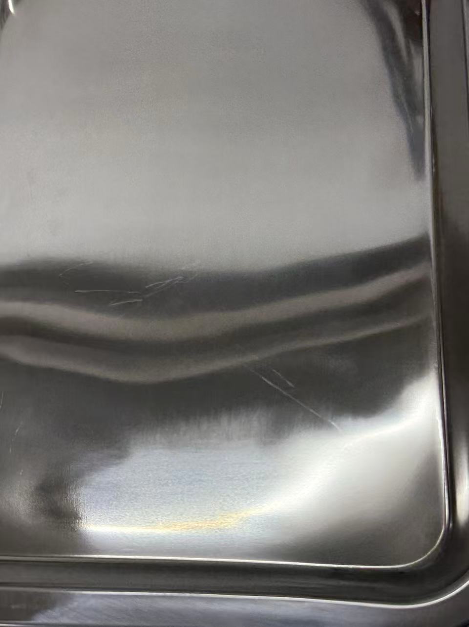 アウトレット 3段ウッドワゴン ステンレストレイ3枚 キャスター付き(BR)【完成品出荷】OL2138 通常価格￥19,580