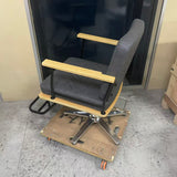 アウトレット  スタイリングチェア ノエル(BK) ファイブスターポンプ(SV) OL2304【お客様組立】