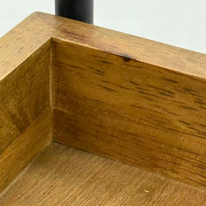 アウトレット 3段ウッドワゴン ステンレストレイ無し キャスター付き(BR)【完成品出荷】OL2134 通常価格￥16,280