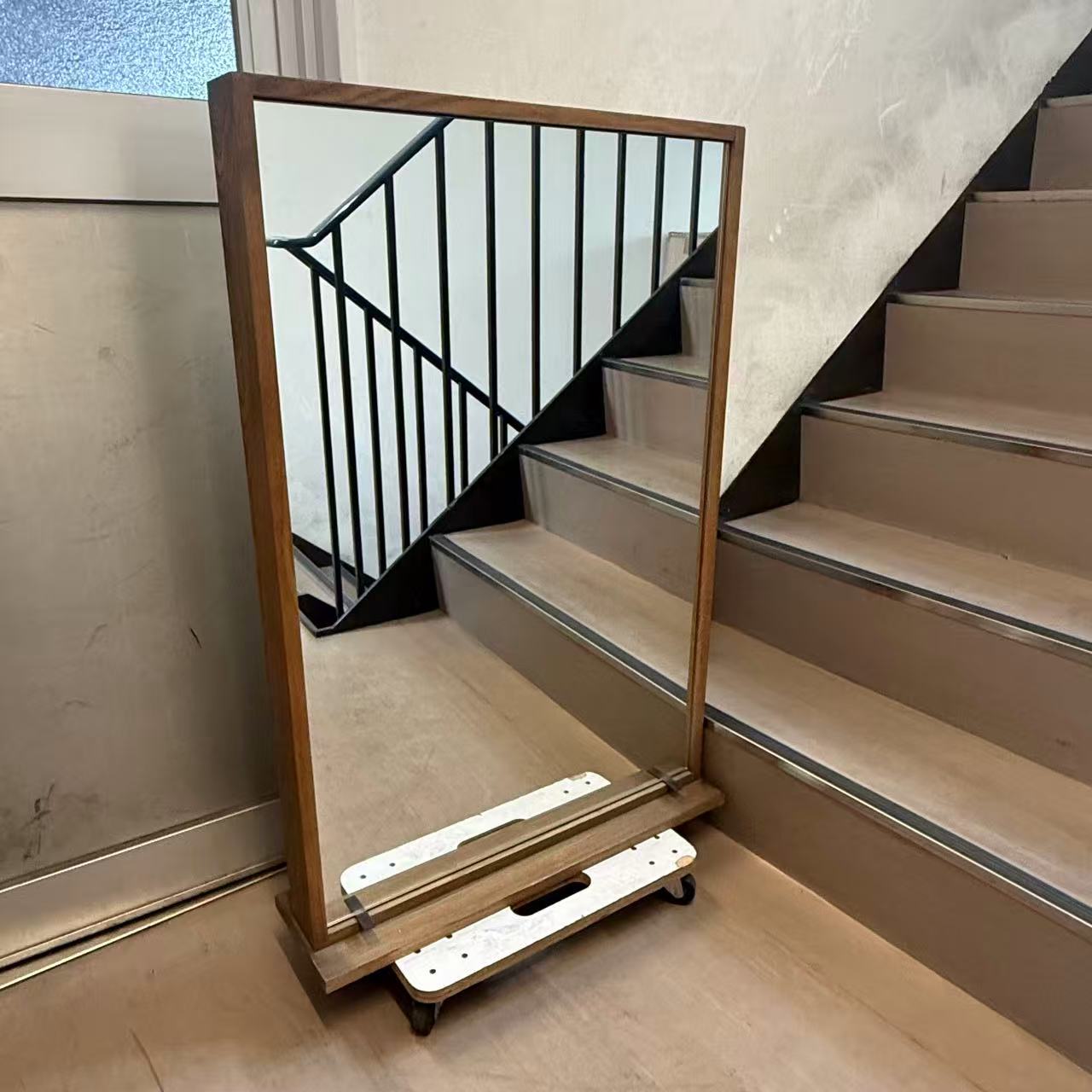 アウトレット スクエアミラー ドレッサー上台 (BR）OL2180