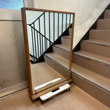 アウトレット スクエアミラー ドレッサー上台 (BR）OL2180