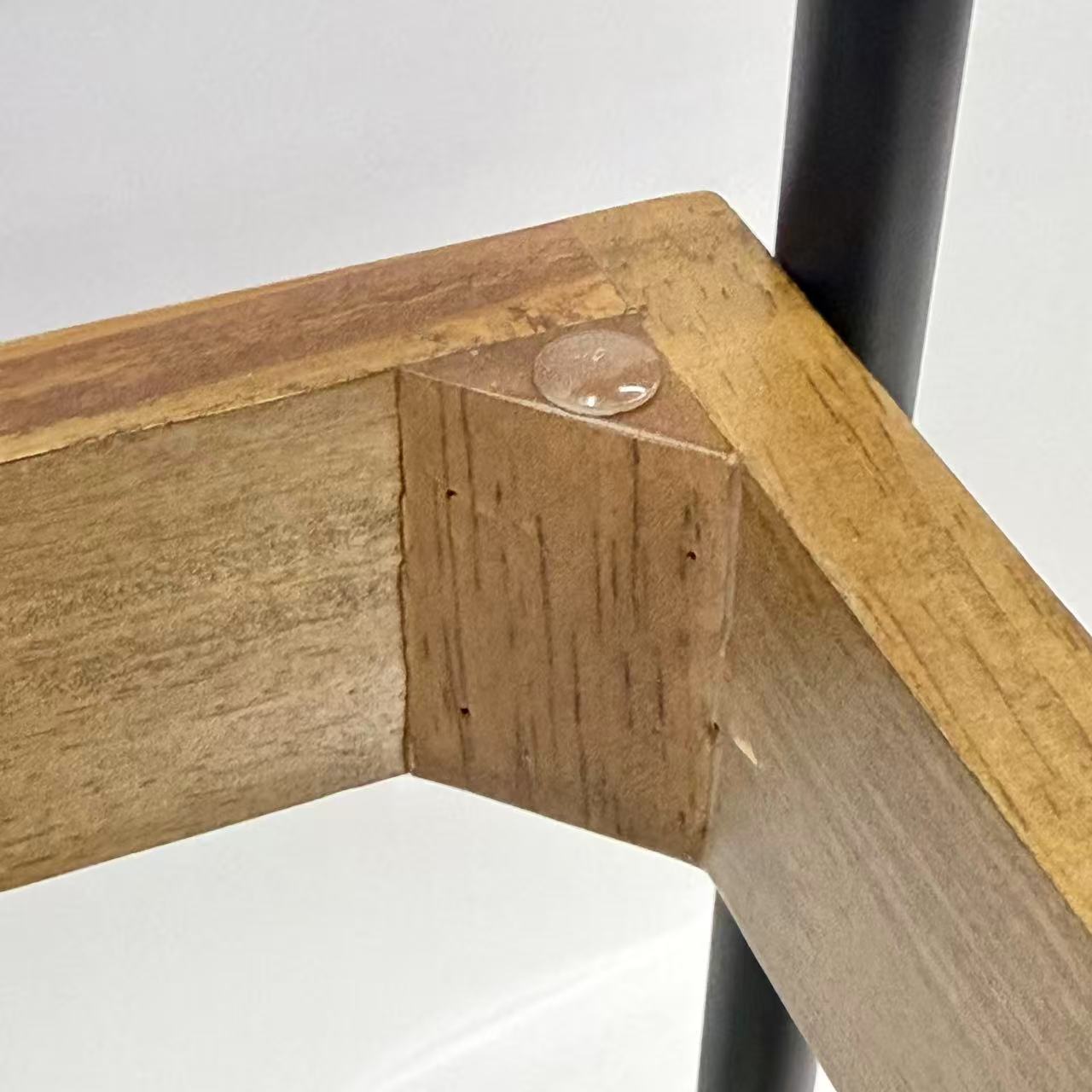 アウトレット 3段ウッドワゴン ステンレストレイ3枚 キャスター付き(BR)【完成品出荷】OL2143 通常価格￥19,580