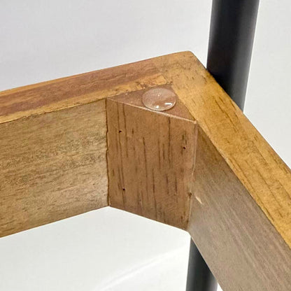 アウトレット 3段ウッドワゴン ステンレストレイ3枚 キャスター付き(BR)【完成品出荷】OL2143 通常価格￥19,580