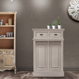 サロンにあるベージュ色レジカウンター