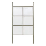 ベージュグレー色アイロンパーテーション