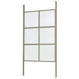 ベージュグレー色アイロンパーテーション