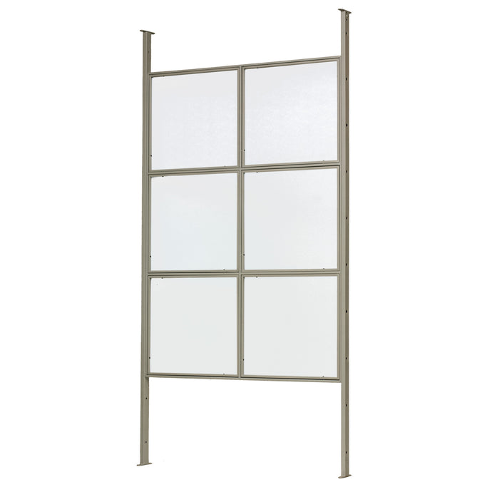 ベージュグレー色アイロンパーテーション