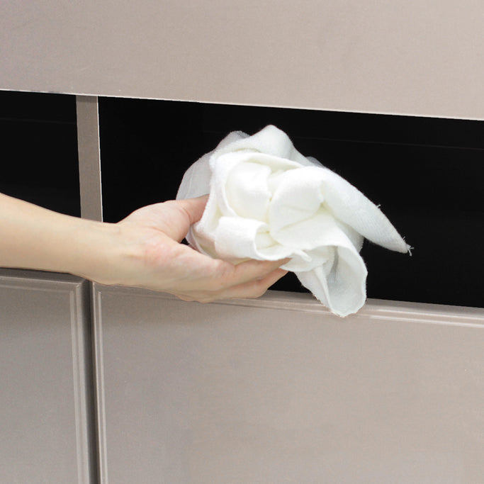 ベージュグレー色フラットシャンプーキャビネット【下台】の詳細