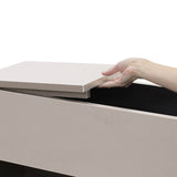 ベージュグレー色フラットシャンプーキャビネット【下台】の詳細