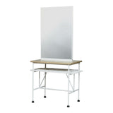 ベージュ色アイアンドレッサー【ローガン】斜め2