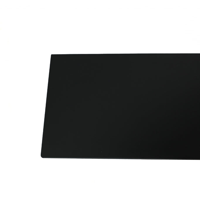 ブラック色の壁付L型棚　詳細