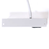 ホワイト色薄型簡易取り付け型コンセントプラグ　上面