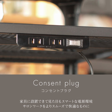consent plug コンセントプラグ 家具用コンセント