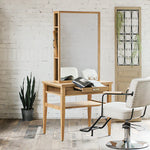 アウトレット ウッドドレッサーフェルドナ収納式 両面