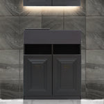 グレー色モールディングありシャンプーキャビネット【下台】