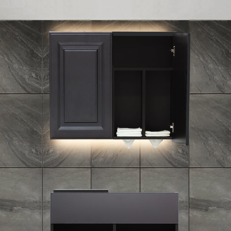 グレー色モールディングありシャンプーキャビネット【上台】