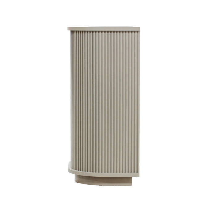 ベージュグレイ色レジカウンター【カミラ】