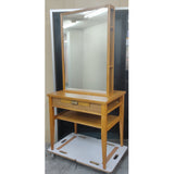 アウトレット ウッドドレッサー収納式 両面 OL1909