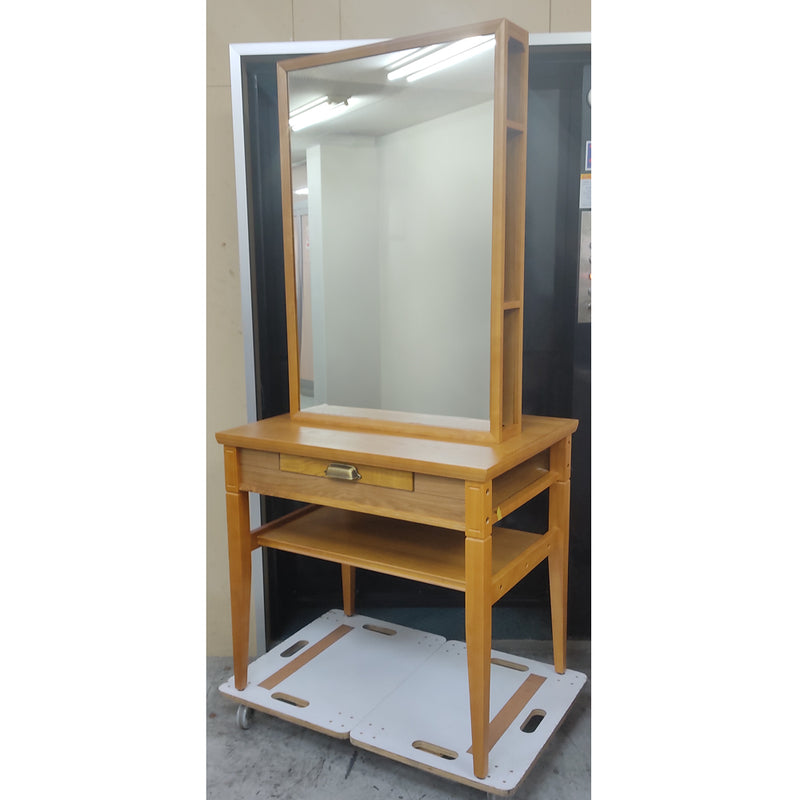 アウトレット ウッドドレッサー収納式 両面 OL1909