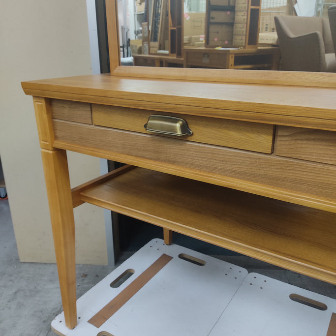 アウトレット ウッドドレッサー収納式 両面 OL1909