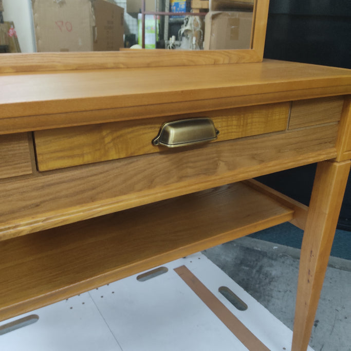 アウトレット ウッドドレッサー収納式 両面 OL1909