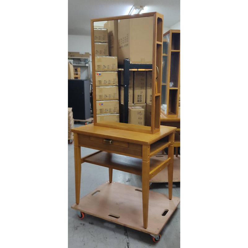 アウトレット ウッドドレッサーフェルドナ収納式 両面 OL1916 通常価格¥76,780