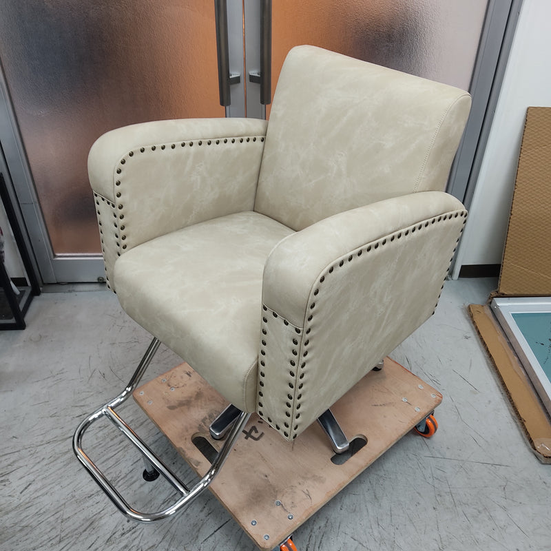 アウトレット スタイリングチェア クイーンⅡ(BEG) ファイブスターポンプ(SV) OL1947