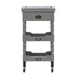 グレー色アンティークワゴン【ルシール】