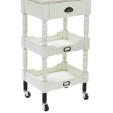 白色アンティークワゴン【ルシール】の詳細