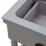 グレー色アンティークワゴン【ルシール】の詳細