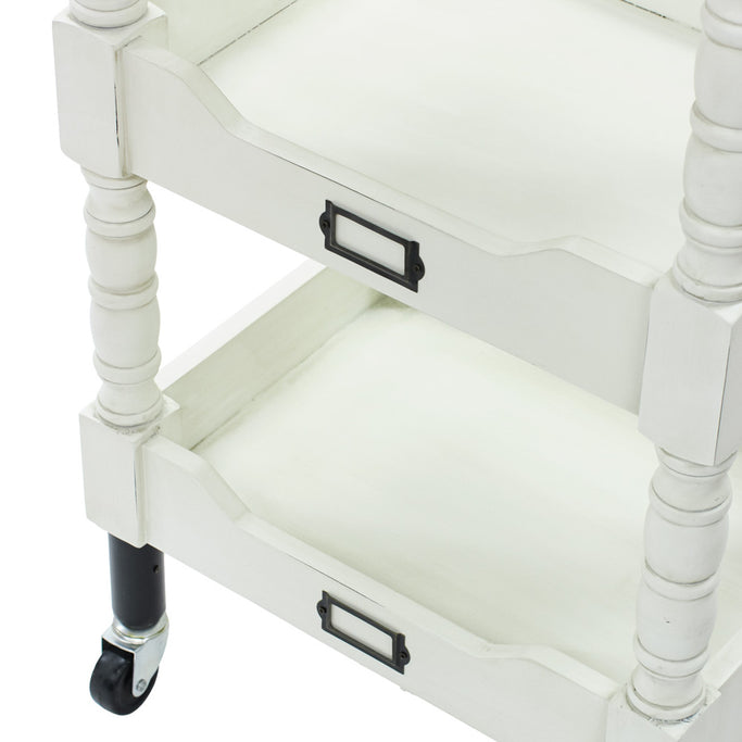 白色アンティークワゴン【ルシール】の詳細