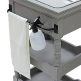 グレー色アンティークワゴン【ルシール】の詳細