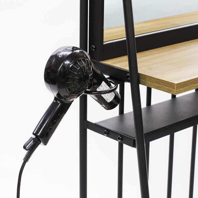 黒色のアイアンドレッサーの詳細【ハロルド】ドライヤーホルダー