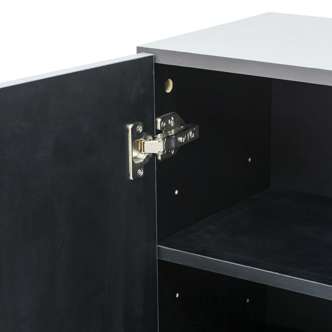 ダークグレー色ストック型キャビネット上台の詳細