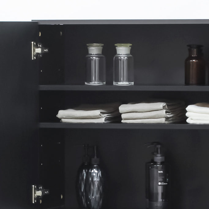 ダークグレー色ストック型キャビネット上台の詳細