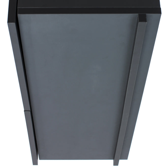 ダークグレー色ストック型キャビネット上台の詳細