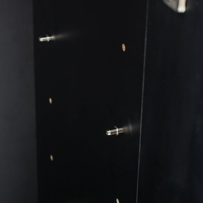 ダークグレー色ストック型キャビネット上台の詳細