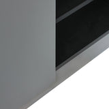 ダークグレー色ストック型キャビネット下台の詳細