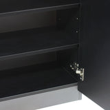 ダークグレー色ストック型キャビネット下台の詳細