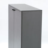 ダークグレー色ストック型キャビネット下台の詳細