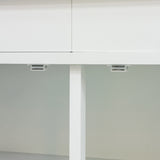 ホワイト色ディスプレイシェルフキャビネット ディテール写真