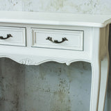 ホワイト色サロン専用コンソールのディテール写真【アンチーク】