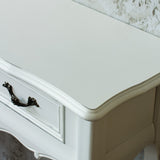 ホワイト色サロン専用コンソールのディテール写真