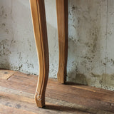 シャビーウッド色美容室セット面テーブル のディテール写真【アンチーク・ネコ脚】