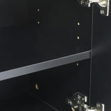 ダークグレー色ストック型キャビネット上台450mm