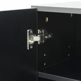 ダークグレー色ストック型キャビネット上台450mm