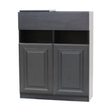 グレー色モールディングありシャンプーキャビネット【下台】