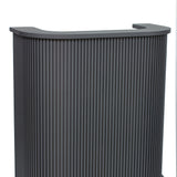 ダークグレー色おしゃれなレジカウンター【カミラ】ディテール写真