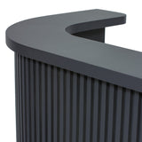 ダークグレー色おしゃれなレジカウンター【カミラ】ディテール写真