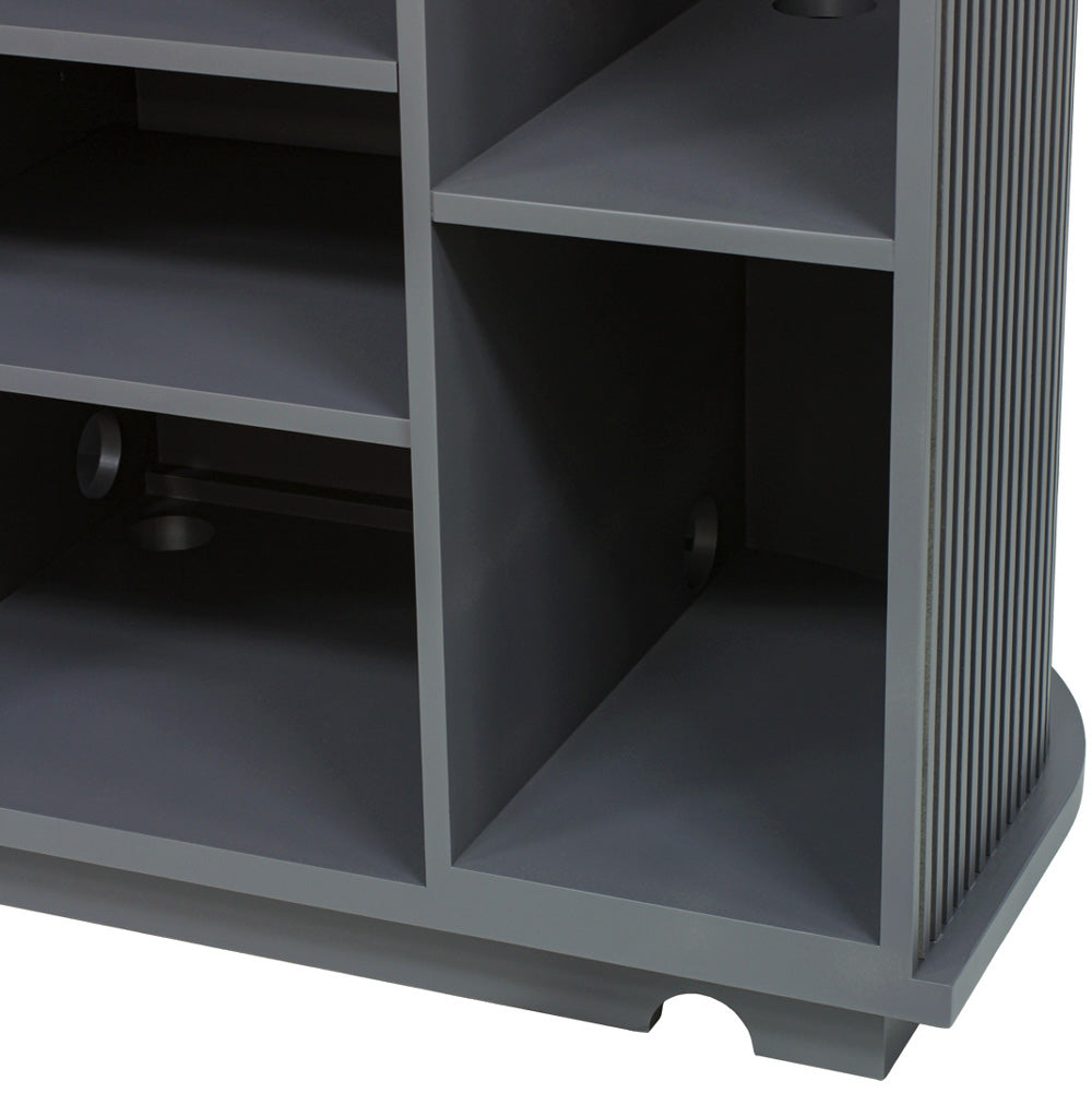 ダークグレー色おしゃれなレジカウンター【カミラ】ディテール写真